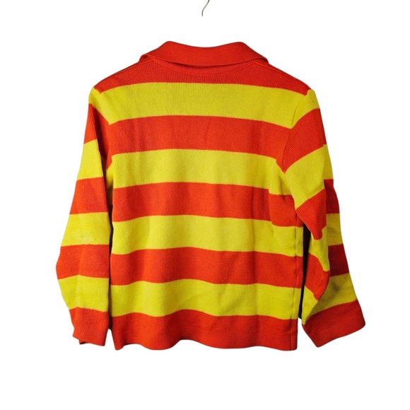 Vintage Demetre Pure Virgin Wool Ski Sweater S Men's 70s 80s Geometric - Picture 5 of 5